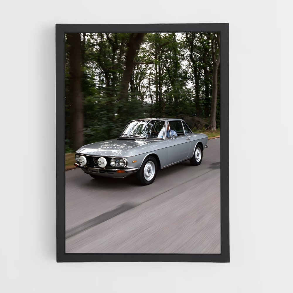 Poster Fulvia coupe – affiche Lancia (vue 2)
